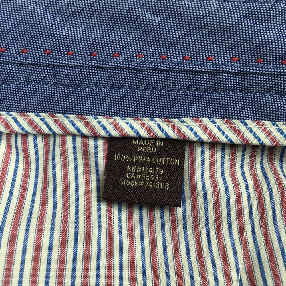 Johnston Murphy Mens Shorts sz 34 Light Purple‎ Pattern Flat Front Pima Cotton - Picture 8 of 9